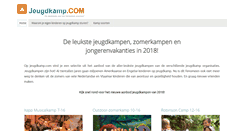 Desktop Screenshot of jeugdkamp.com